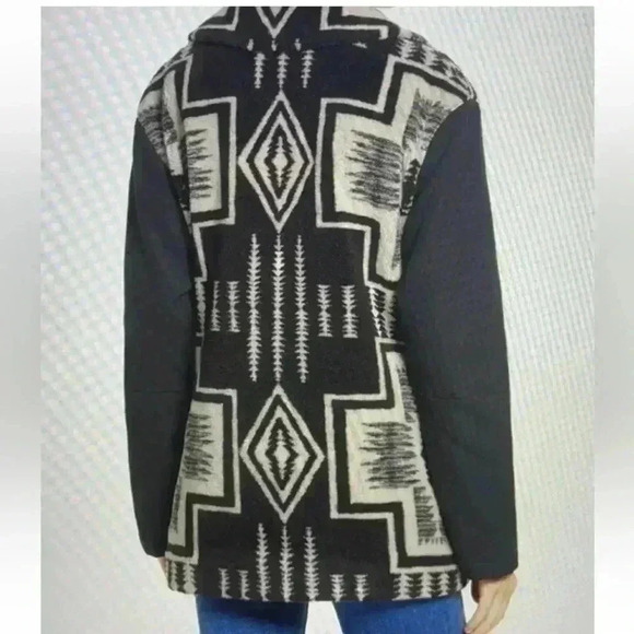 Pendleton NWT Harding Blanket Fleece Aztec Southwestern Sherpa Jacket Si… - Picture 2 of 8